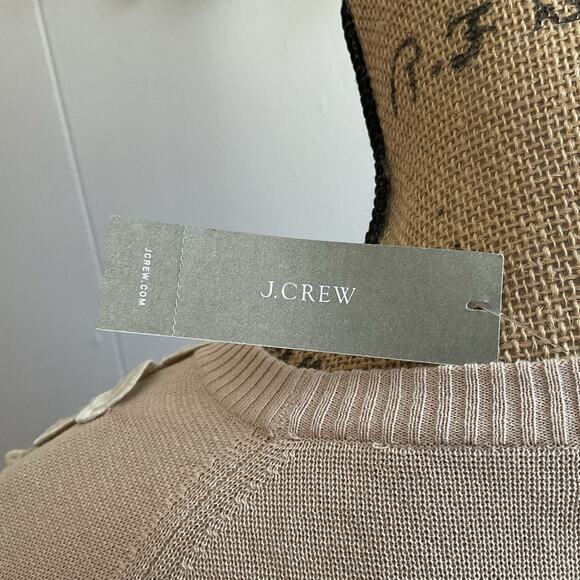 J.CREW Flower Sleeve Knitted Sweater Size S NWT, Retail $128 - Picture 8 of 9
